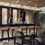 Relaxing lounge area in Rendezvous Orchard, featuring cozy seating and luxury design.
