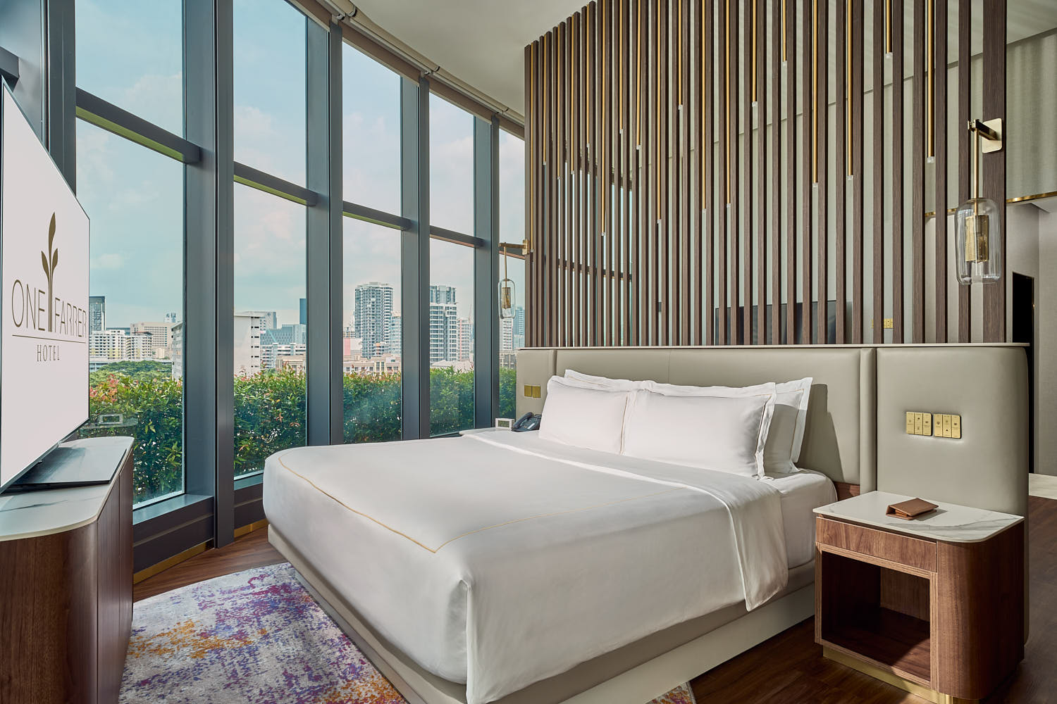 Bright and welcoming family suite at One Farrer Hotel, perfect for a relaxing stay.