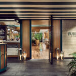 InterContinental Hotel’s open-air restaurant with cozy seating and ambient lighting.