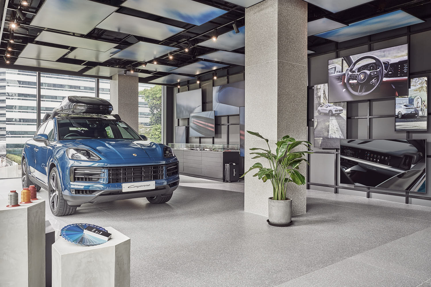 Designed for private client discussions in a calm, upscale atmosphere.